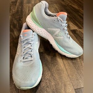 New Balance Women's Sneakers in Light Blue and Mint